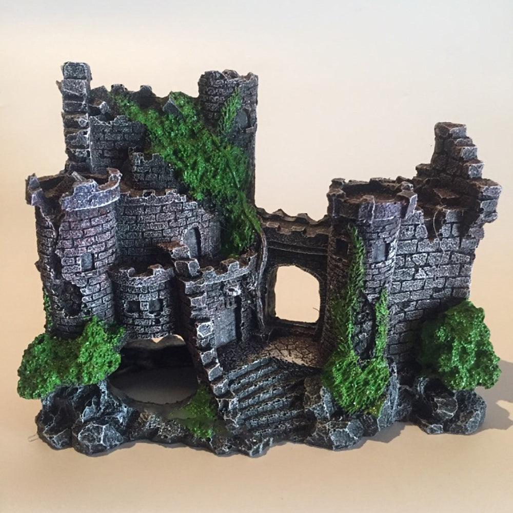 Enchanted Resin Castle Aquarium Decor.