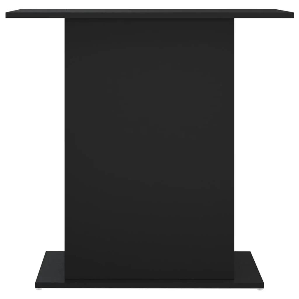 NNEVL Aquarium Stand Black 75x36x72.5 cm Engineered Wood.