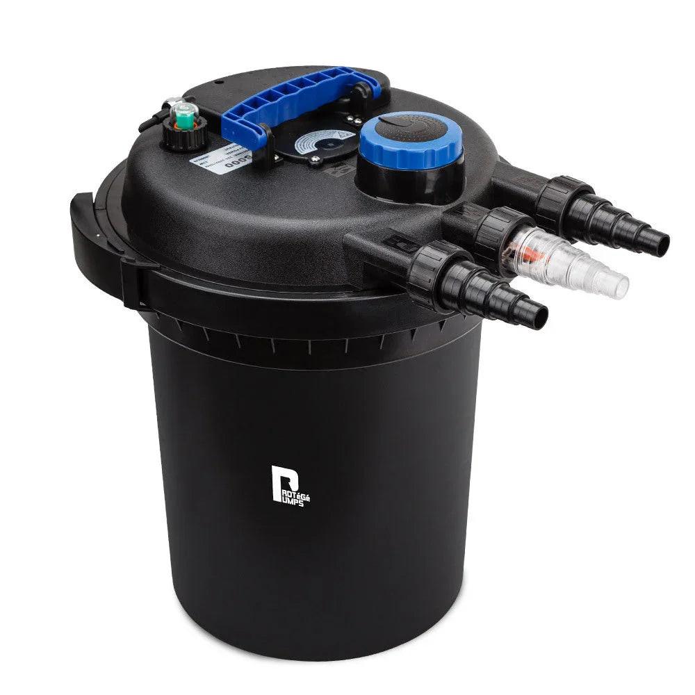 NNEMB Aquarium External Canister Filter Aqua Fish Tank Pond Water UV Light 10000 L/H.