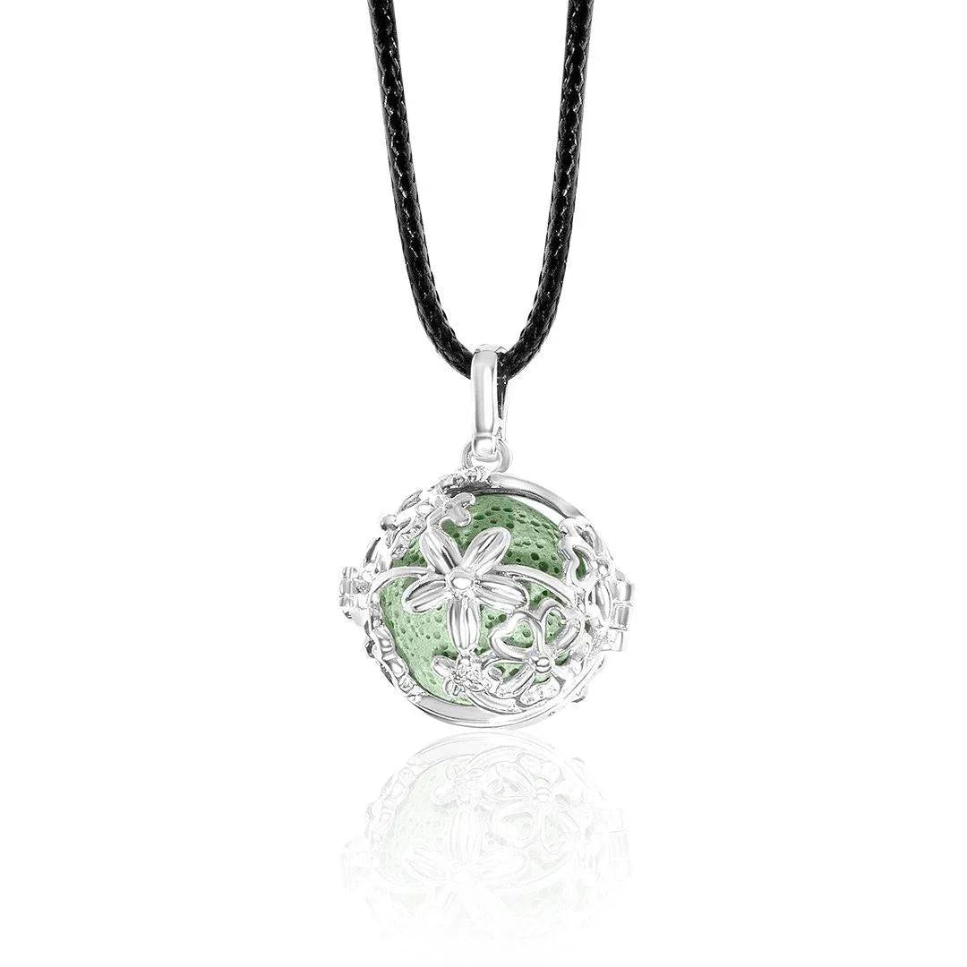 Flower Lava Ball Aromatherapy Pendant LAP005SR.