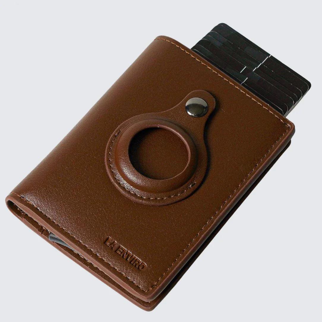 FITZROY AirTag Wallet - Brown.