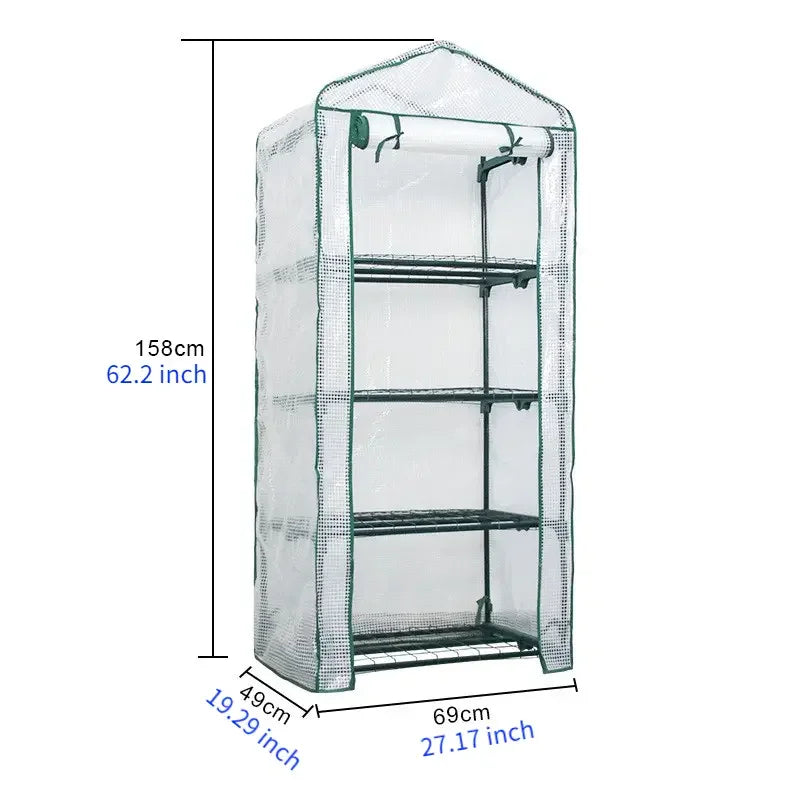 Experience Your Mini Walk-in Greenhouse Cover(No Frame).