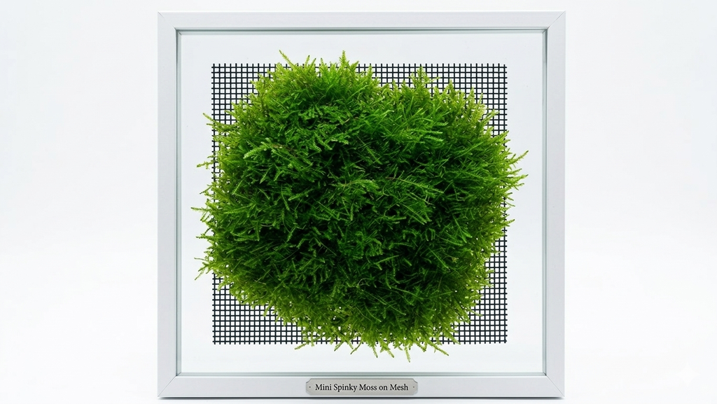 Mini Spiky Moss Attached To A 5x5cm Mesh (Rare)