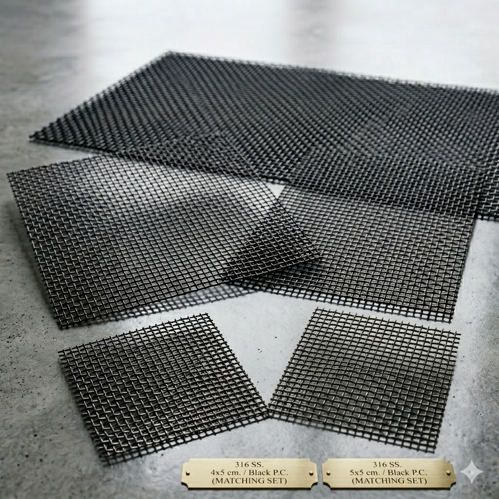 Black Mesh Starter Kit - 5 Piece Aquarium Moss & Plant Mounting Set