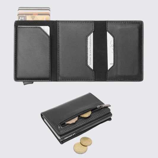 LEURA 2.0 Unisex  Wallet I Black.