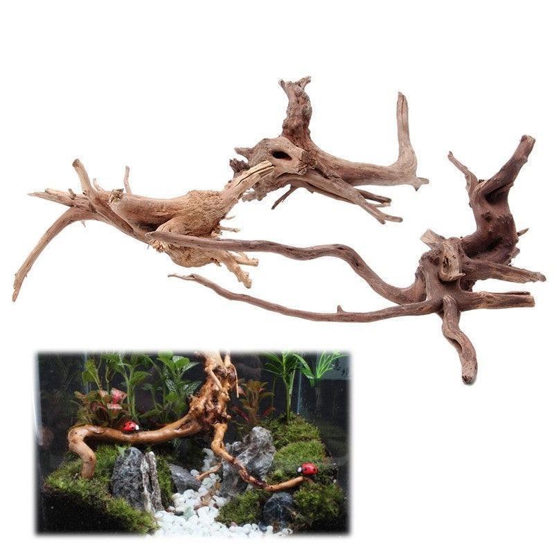 Rustic Driftwood Aquarium Decor - Natural Sunken Tree Root For Stunning Underwater Landscapes.