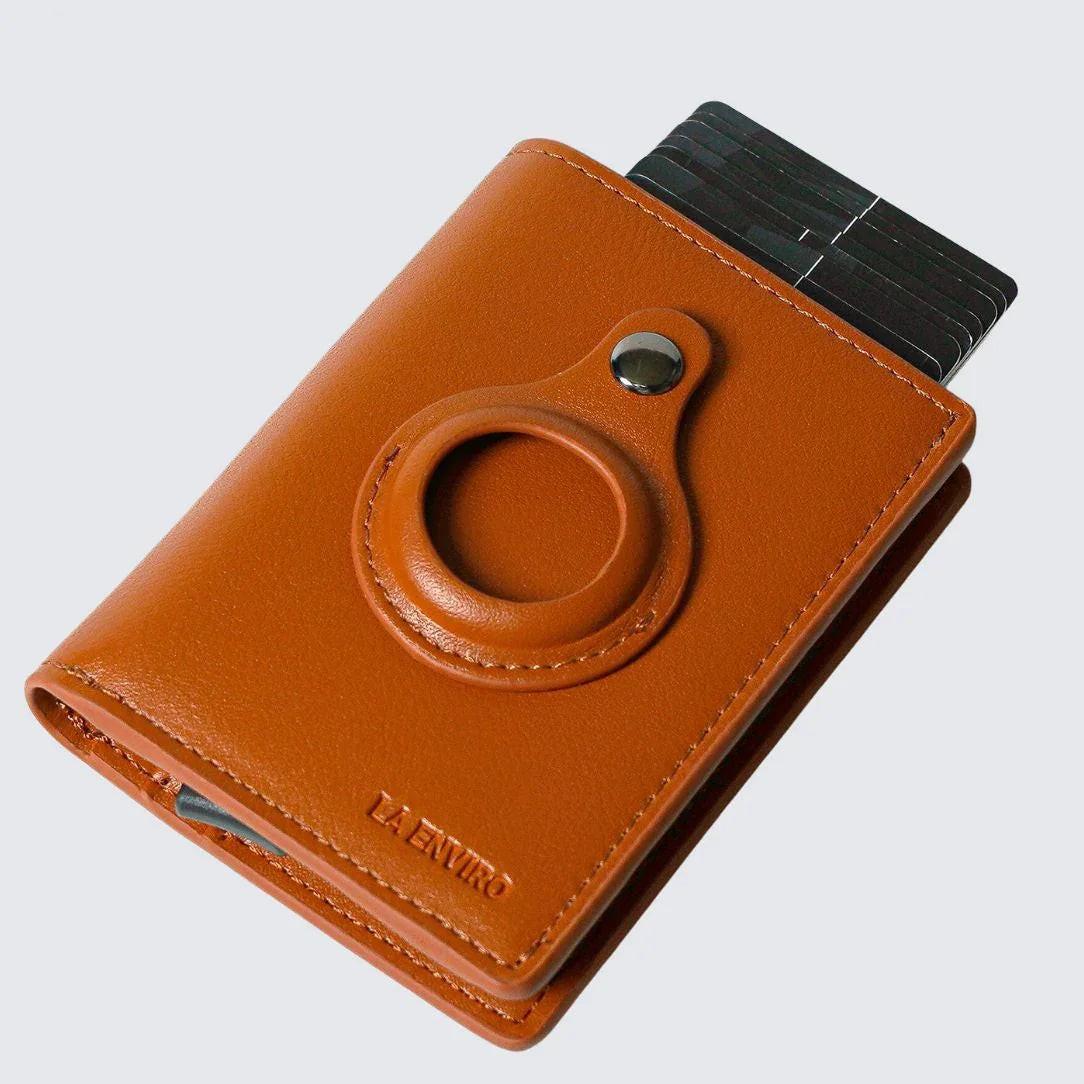 FITZROY AirTag Wallet - Tan.