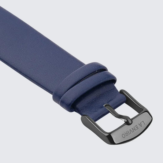 Blue Vegan Leather Unstitched Strap | 20MM.
