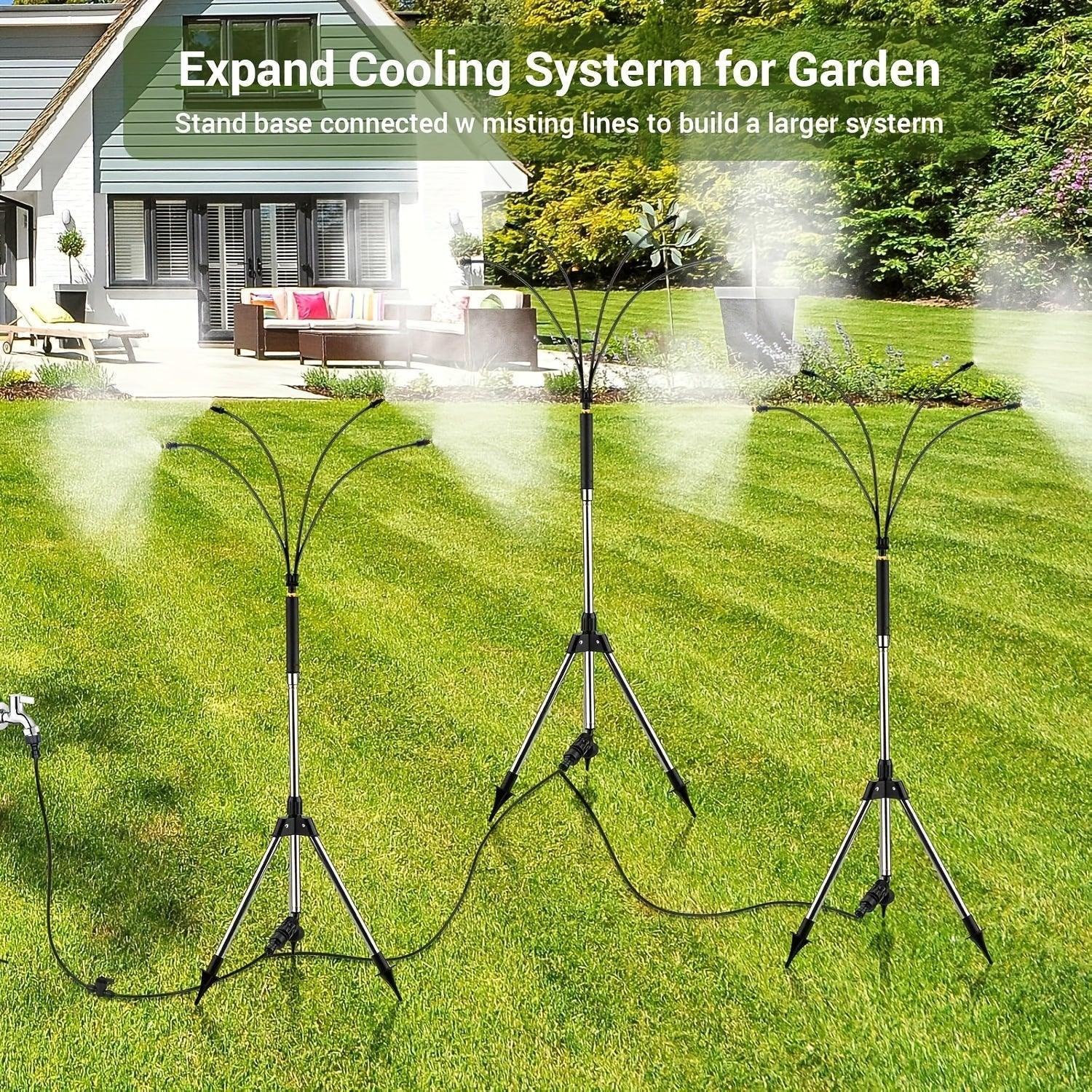 NNETM Outdoor Misting Stand for Patio & Pool.