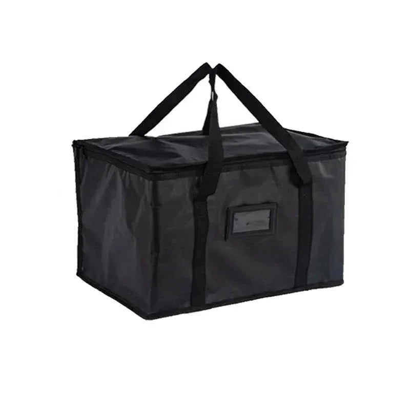 Large Insulated Cooler Bag for Camping (Black).