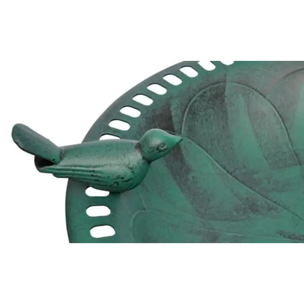 NNEVL Bird Bath with Decorative Bird.