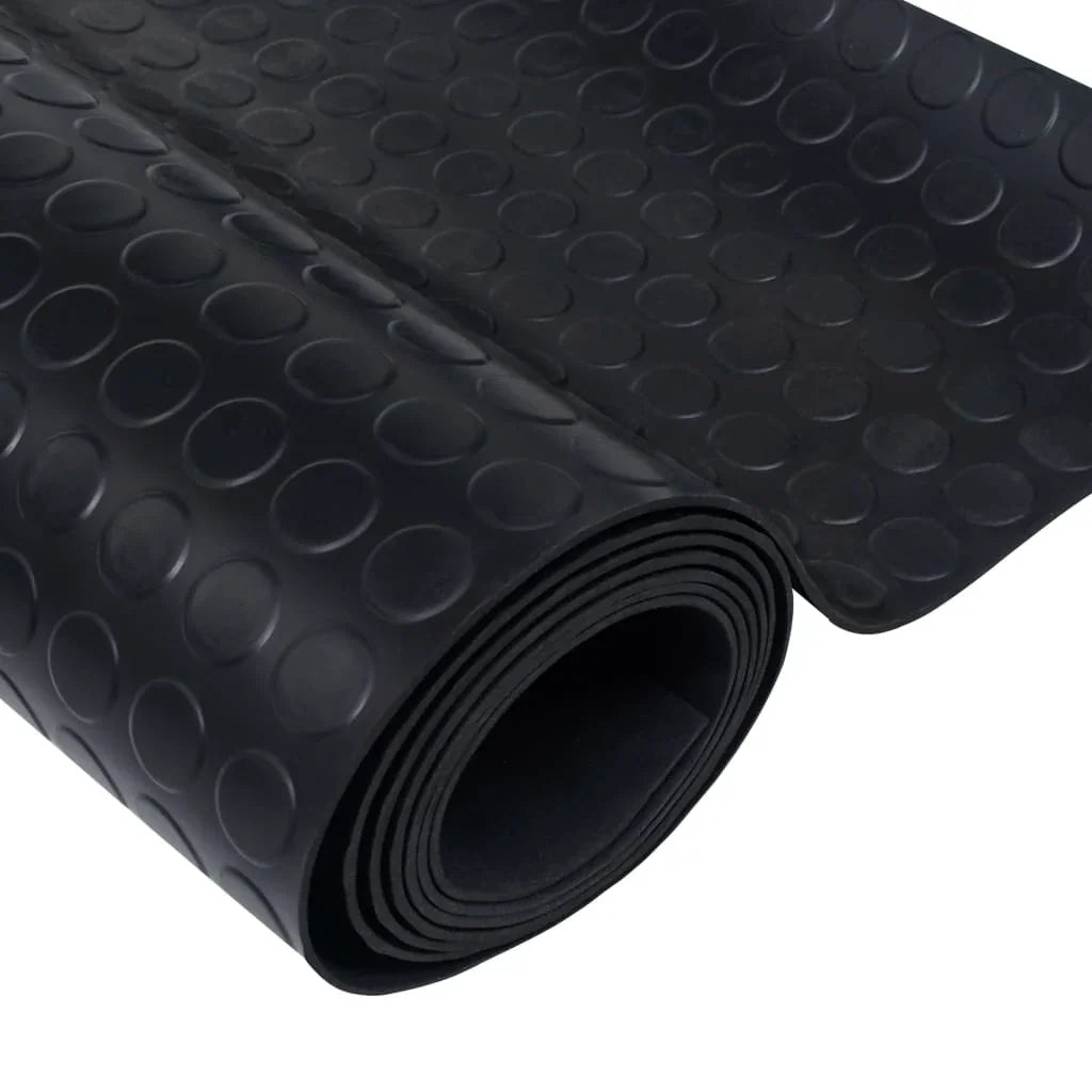 NNEVL Rubber Floor Mat Anti-Slip with Dots 5 x 1 m.