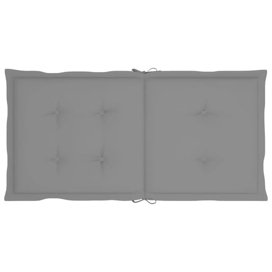 NNEVL Garden Chair Cushions 6 pcs Grey 100x50x3 cm.