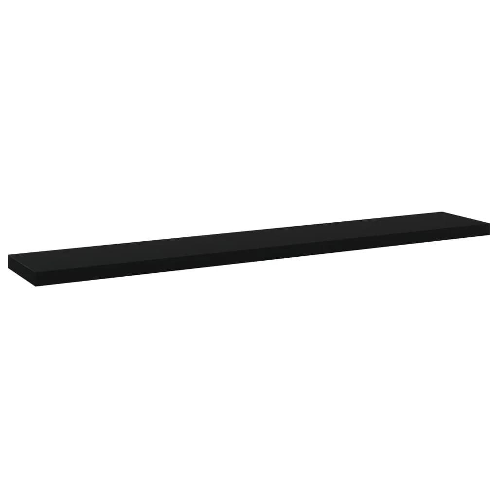 NNEVL Bookshelf Boards 8 pcs Black 60x10x1.5 cm Chipboard.