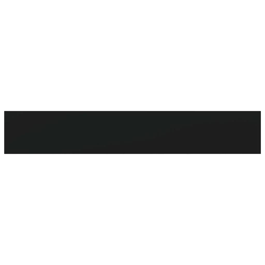 NNEVL Bookshelf Boards 8 pcs Black 60x10x1.5 cm Chipboard.