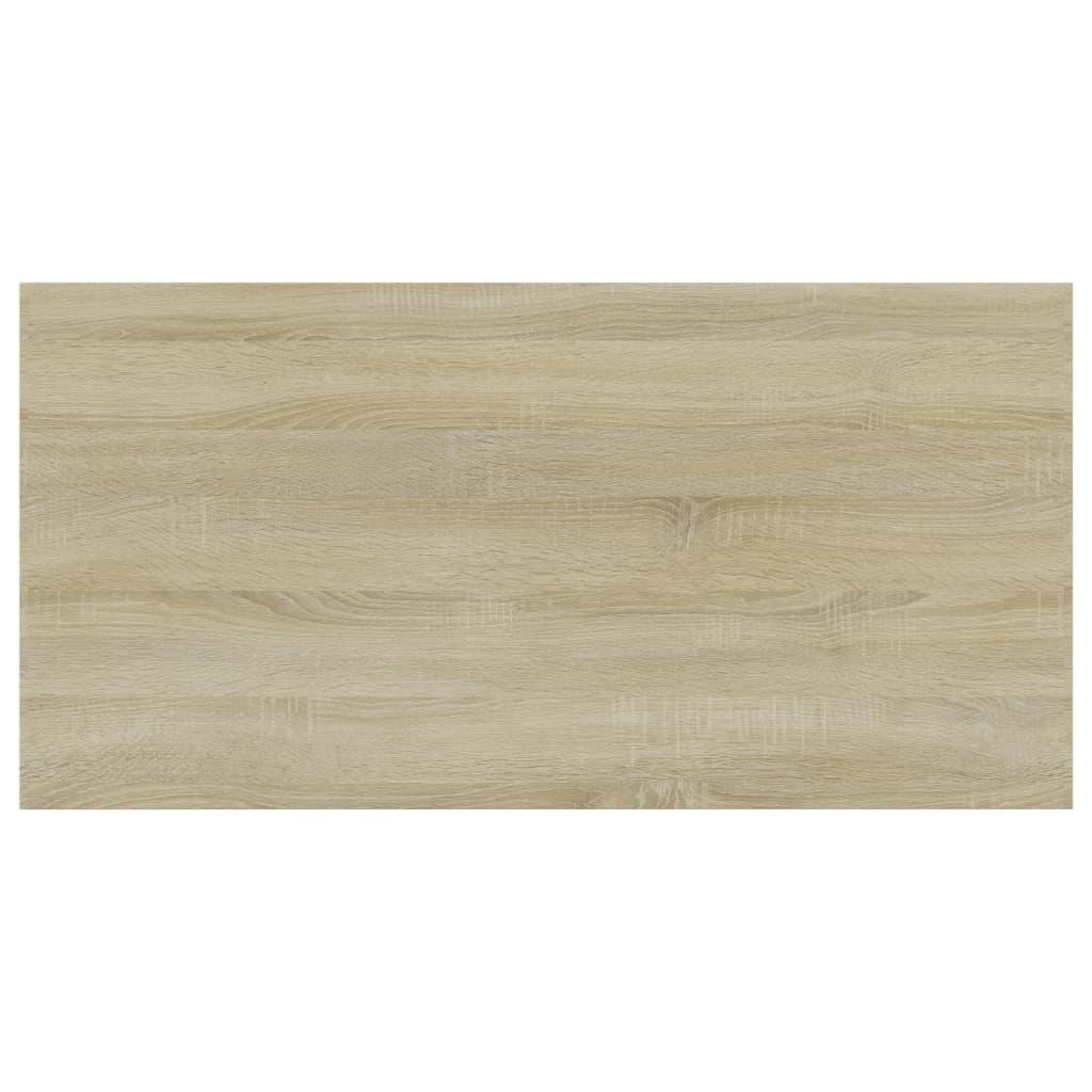 NNEVL Bookshelf Boards 8 pcs Sonoma Oak 60x30x1.5 cm Chipboard.
