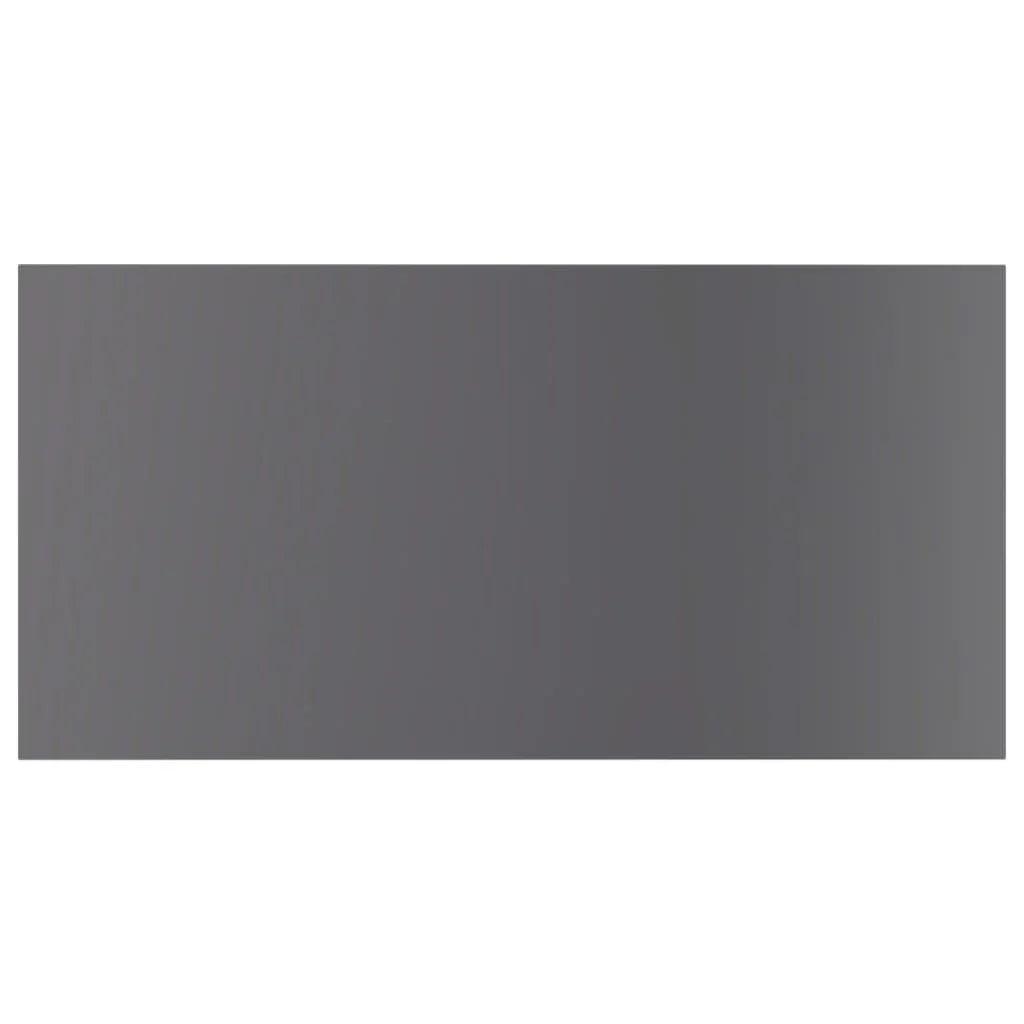 NNEVL Bookshelf Boards 4 pcs High Gloss Grey 60x30x1.5 cm Chipboard.