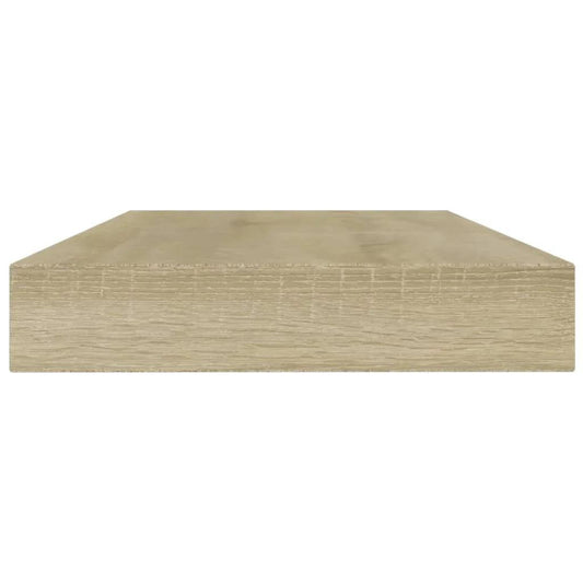 NNEVL Bookshelf Boards 8 pcs Sonoma Oak 80x10x1.5 cm Chipboard.