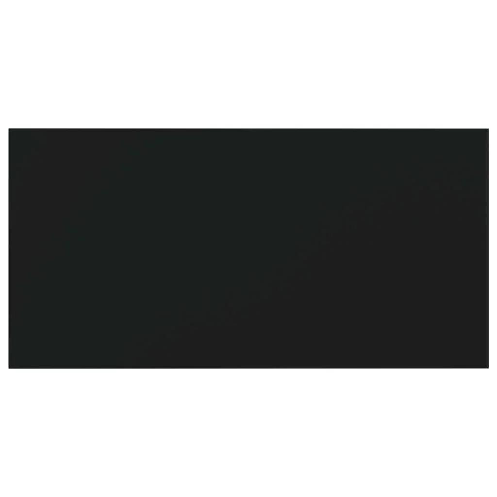 NNEVL Bookshelf Boards 4 pcs Black 80x30x1.5 cm Chipboard.