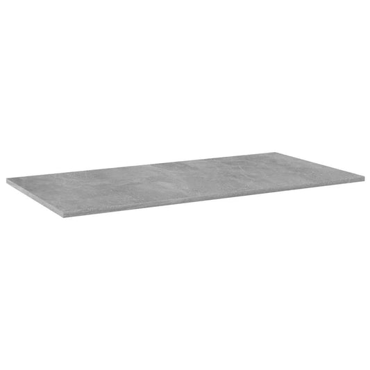 NNEVL Bookshelf Boards 4 pcs Concrete Grey 100x50x1.5 cm Chipboard.