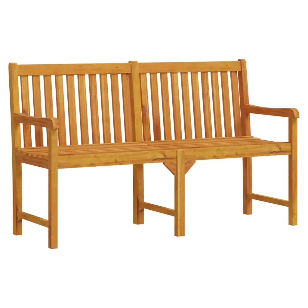 NNEVL Garden Bench 150 cm Solid Acacia Wood.