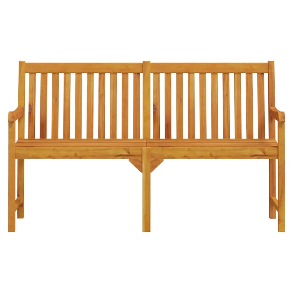 NNEVL Garden Bench 150 cm Solid Acacia Wood.