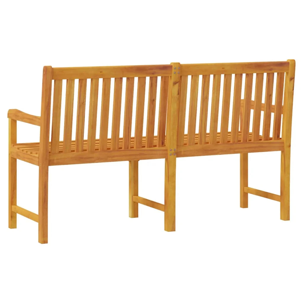 NNEVL Garden Bench 150 cm Solid Acacia Wood.