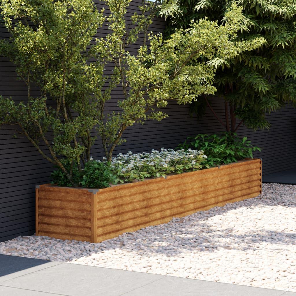 NNEVL Garden Raised Bed 291x50x36 cm Corten Steel.