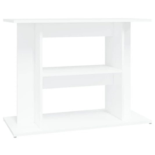NNEVL Aquarium Stand White 80x35x60 cm Engineered Wood.