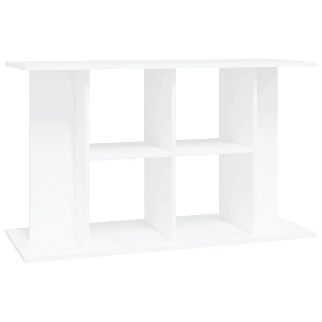 NNEVL Aquarium Stand White 100x40x60 cm Engineered Wood.