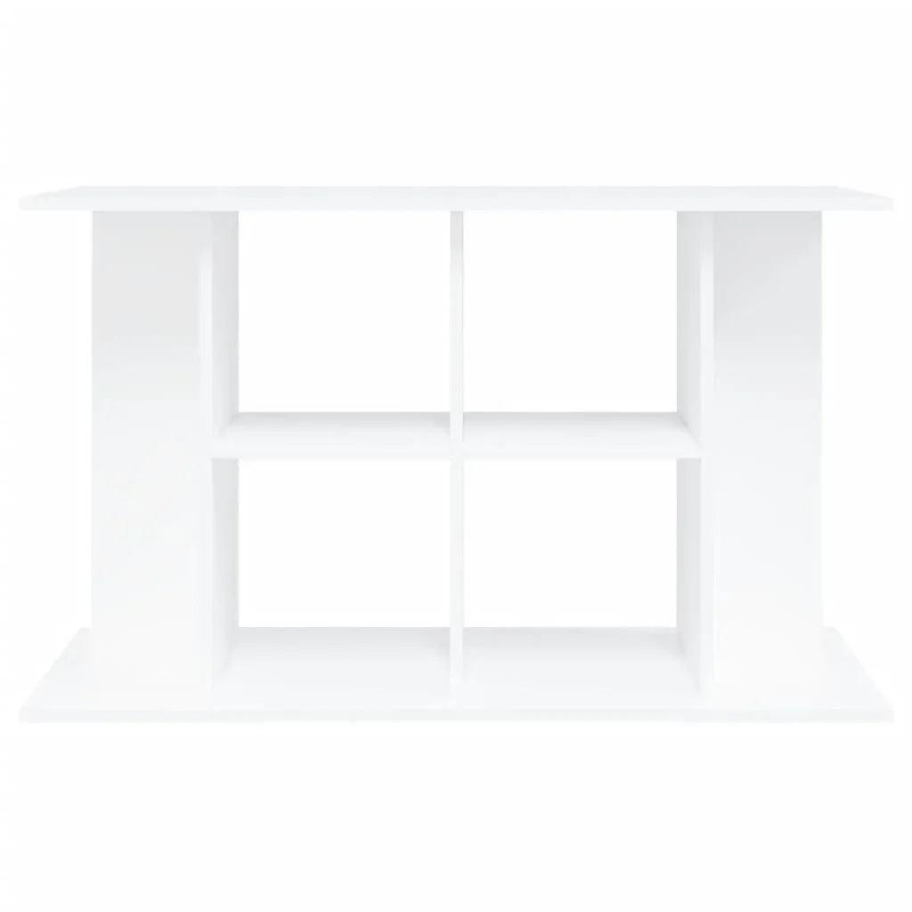 NNEVL Aquarium Stand White 100x40x60 cm Engineered Wood.