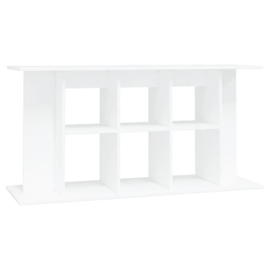 NNEVL Aquarium Stand White 120x40x60 cm Engineered Wood.
