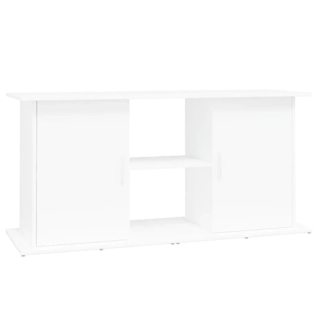 NNEVL Aquarium Stand White 121x41x58 cm Engineered Wood.