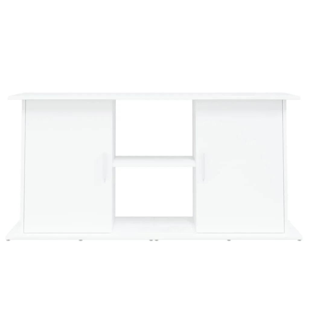 NNEVL Aquarium Stand White 121x41x58 cm Engineered Wood.