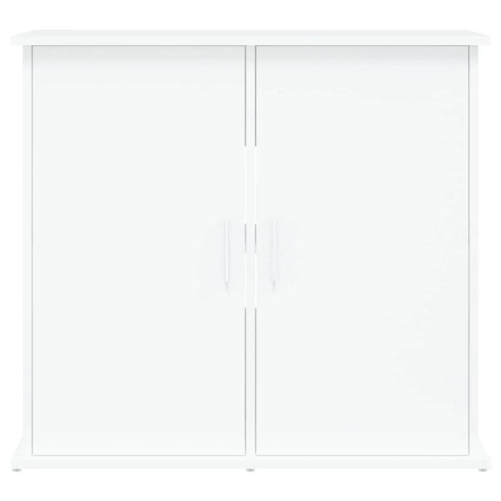 NNEVL Aquarium Stand White 81x36x73 cm Engineered Wood.