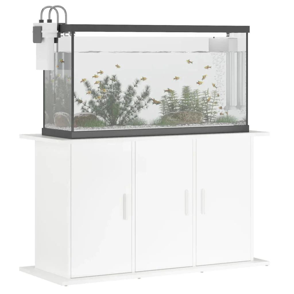 NNEVL Aquarium Stand White 101x41x58 cm Engineered Wood.