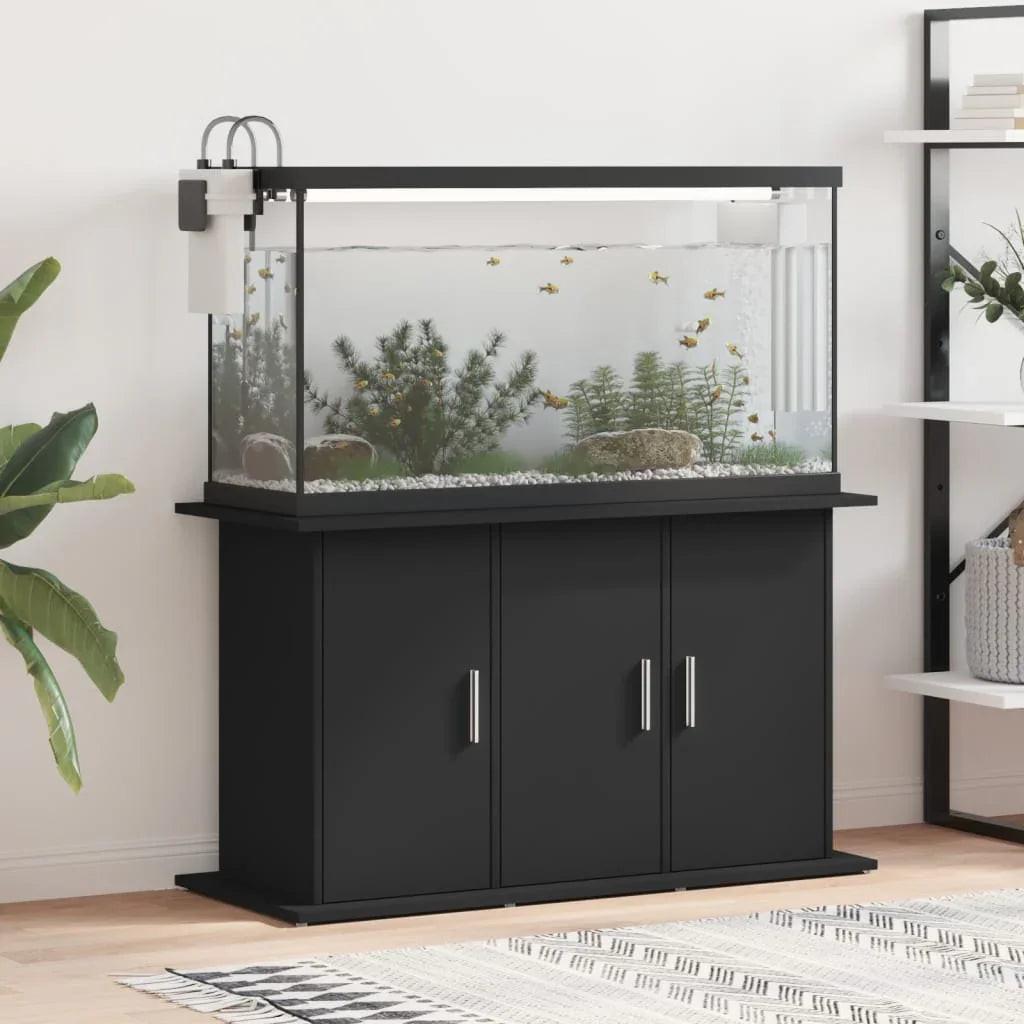 NNEVL Aquarium Stand Black 101x41x58 cm Engineered Wood.