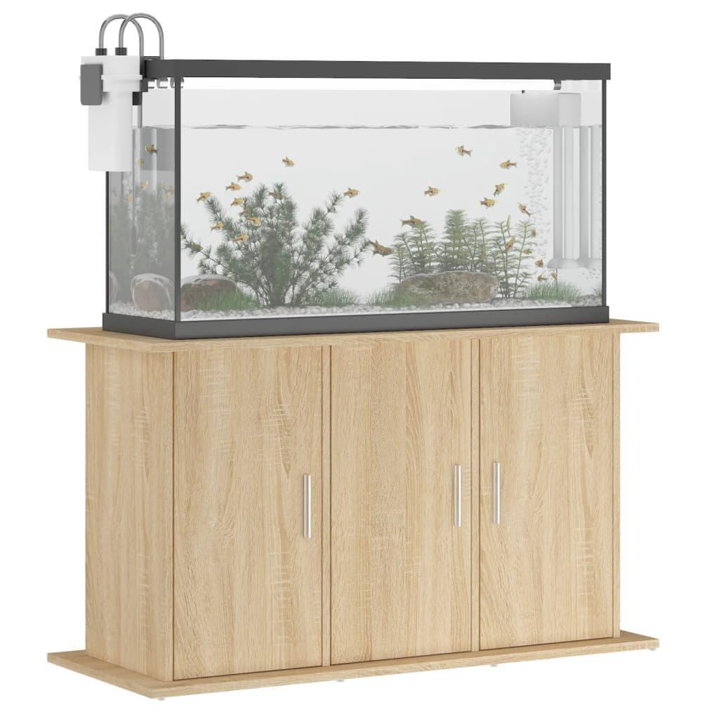 NNEVL Aquarium Stand Sonoma Oak 101x41x58 cm Engineered Wood.