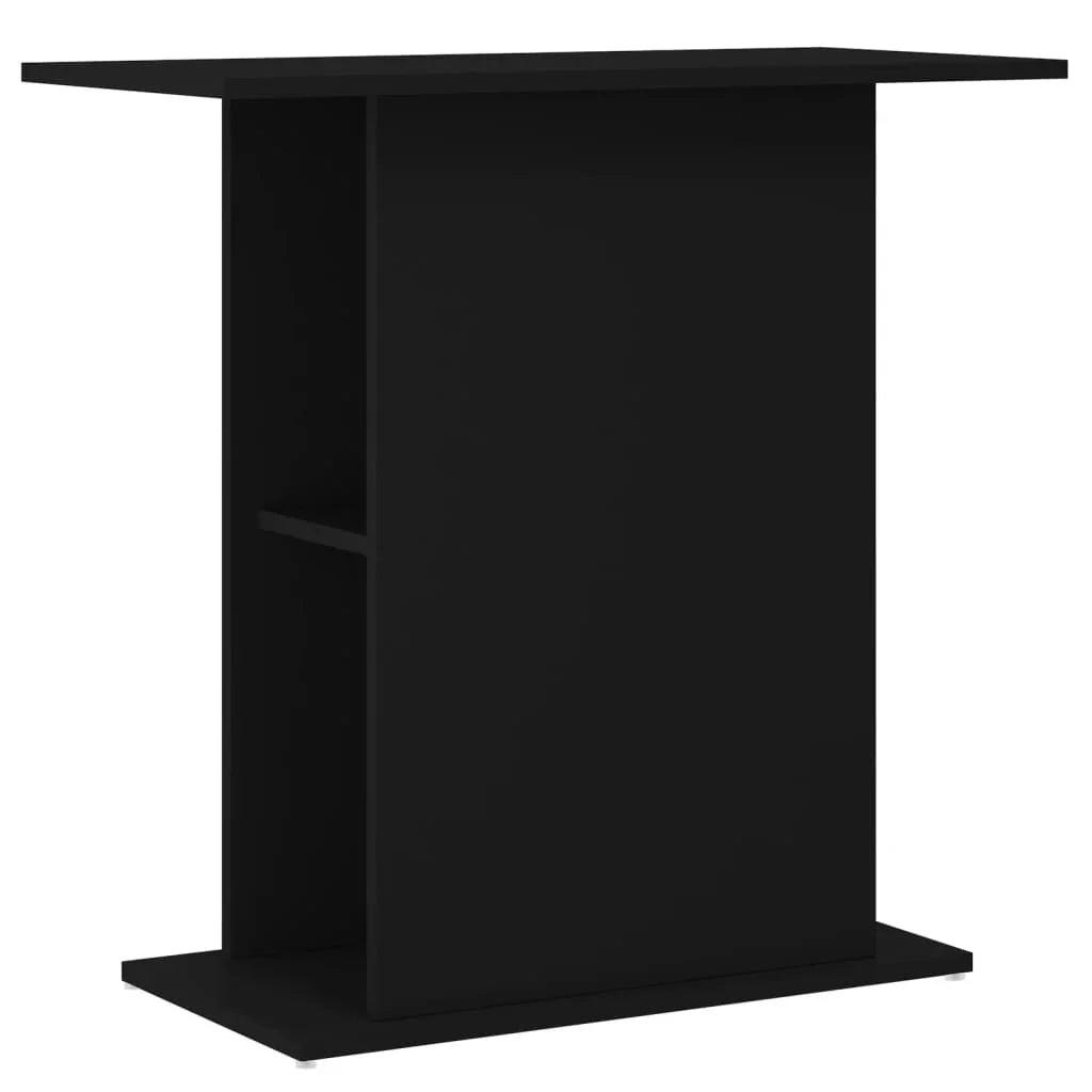 NNEVL Aquarium Stand Black 75x36x72.5 cm Engineered Wood.