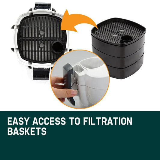 NNEMB Aquarium External Canister Filter Aqua Fish Tank Multi Stage Pond Pump UV Light.