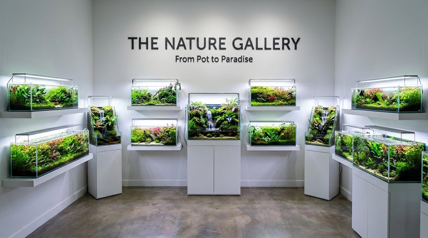 The Nature Gallery Discovery Aquascape Box.