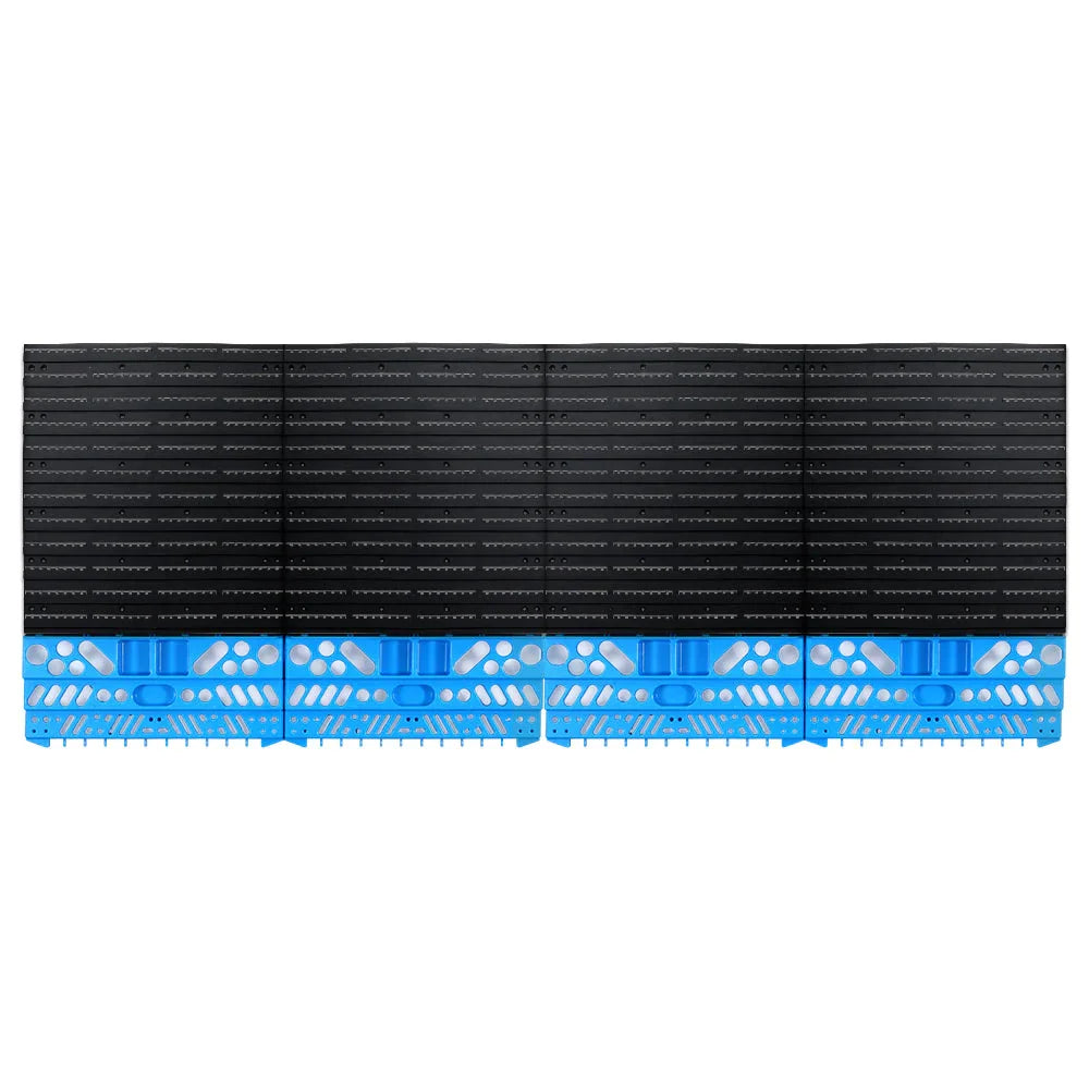 NNEDSZ  108 Storage Bin Rack Wall Mounted Tools Organiser Peg Wall Bench Garage.