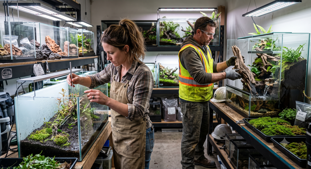 Expert Aquascaping, Terrarium and Paludarium Consulation. (60-90 mins).