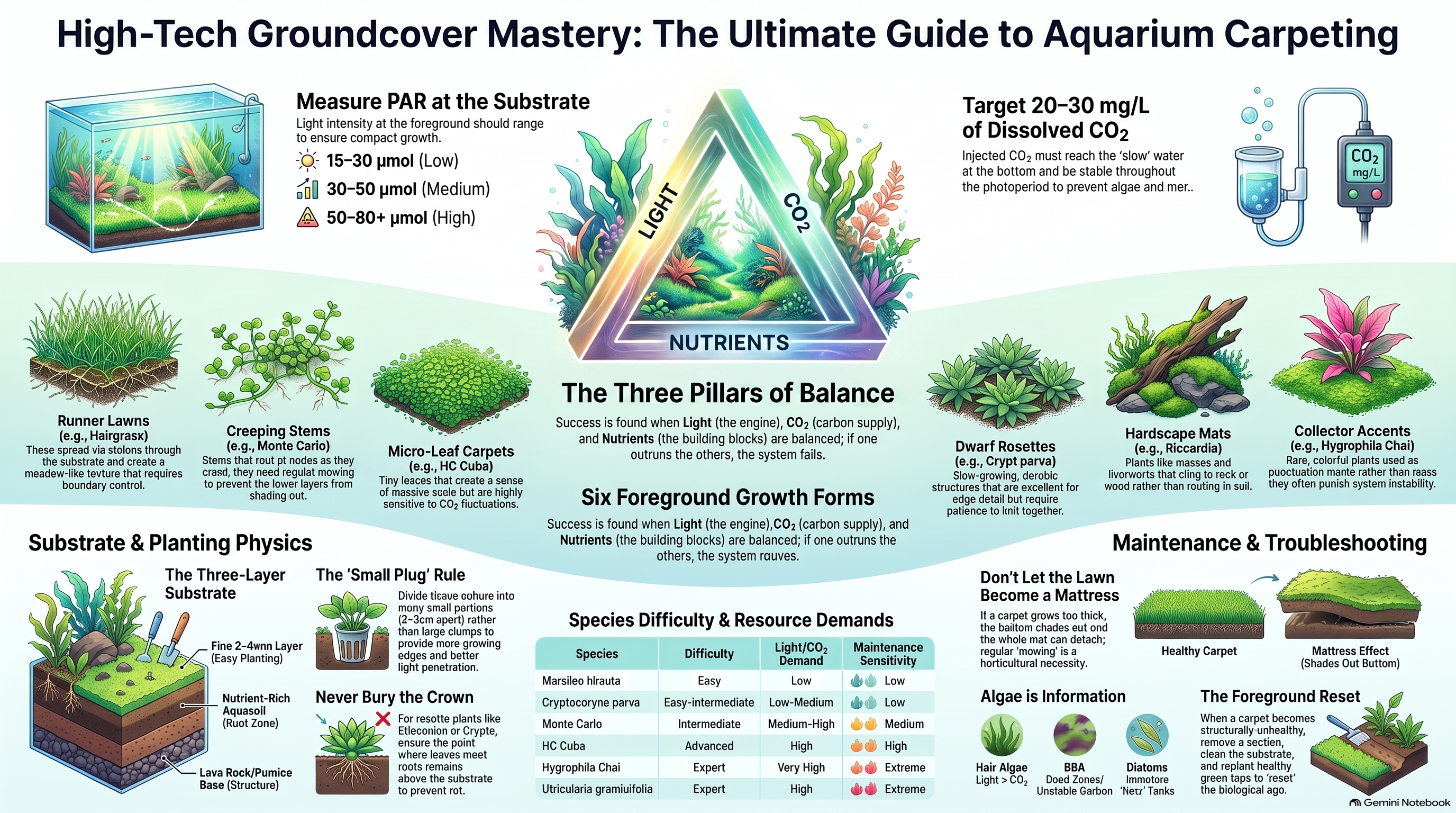 The Foreground Encyclopedia - The Complete Guide to Carpeting and Foreground Aquarium Plants (FREE)