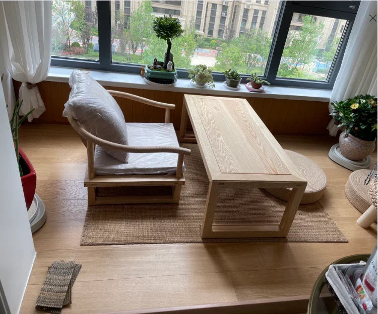 NNETB Tatami Ash Wood Zen Tea Table.