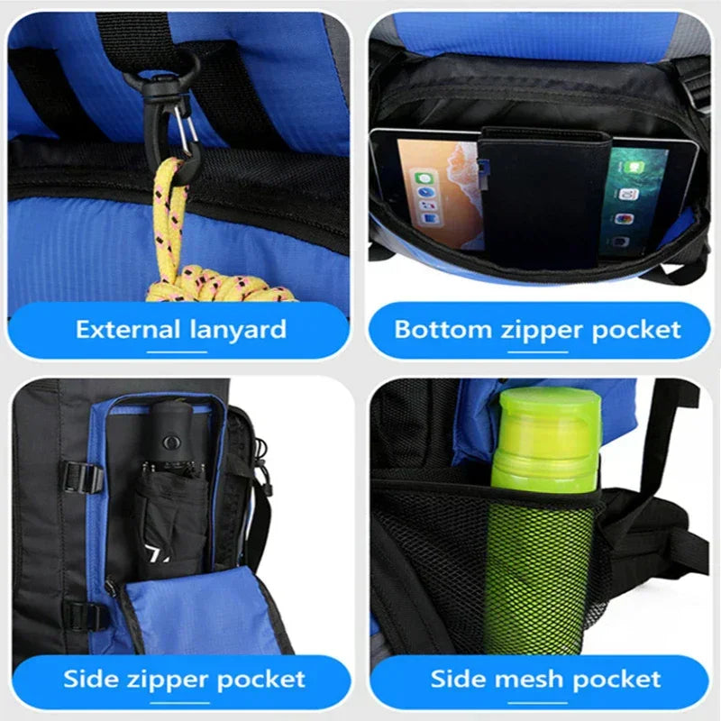 Hiking & Camping Waterproof Trekking Backpack.