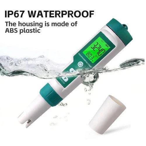 NNEDSZ 7 In 1 PH Meter TDS/EC/Salt/Temp Water Quality Monitor Tester Pen Pool Aquarium.