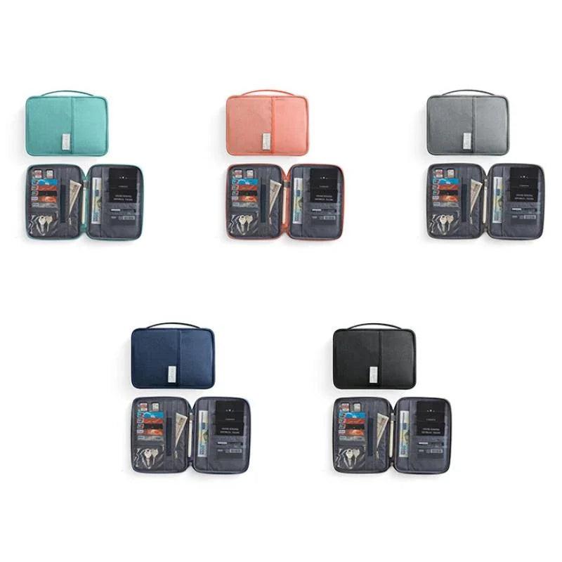 NNEDSZ Waterproof Travel Document Bag Black Large - Orange Pink Small.