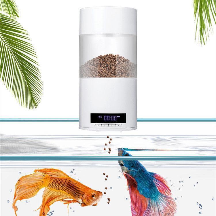 Automatic Fish Feeder - Effortless Aquarium Feeding Solution.
