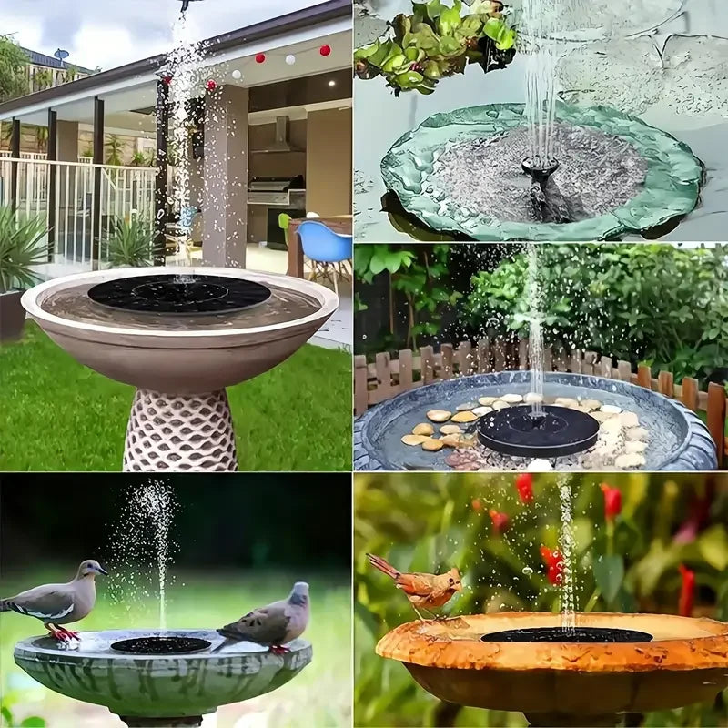 Solar Fountain Pump for Outdoor Waterscapes.